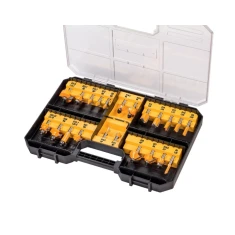 Набір фрез DeWALT 22 шт на цангу 8 мм (DT90017)