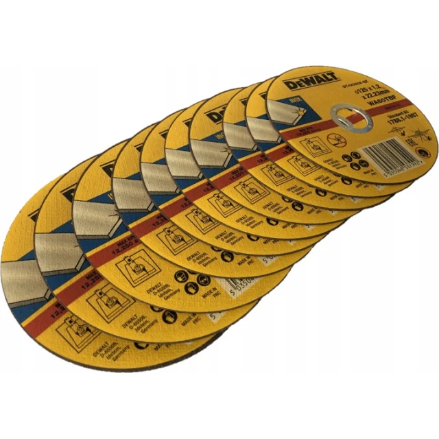 Диск для металу DeWALT 125x1,2 INOX 10 шт (DT42340TZ)