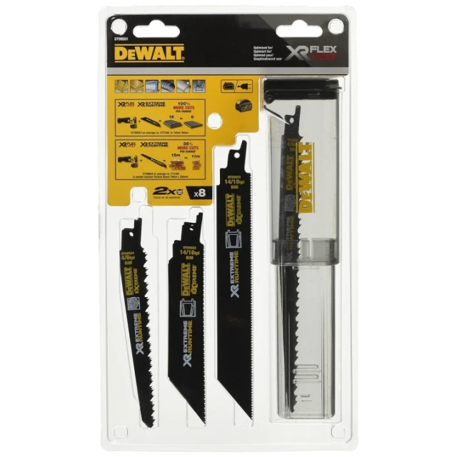Полотно для шабельної пили комплект DeWALT 8 шт (DT99551)