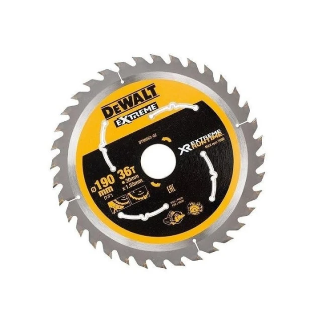 Диск пильний FlexVolt DeWALT 190x36z x30 з вольфрамом (DT99563)