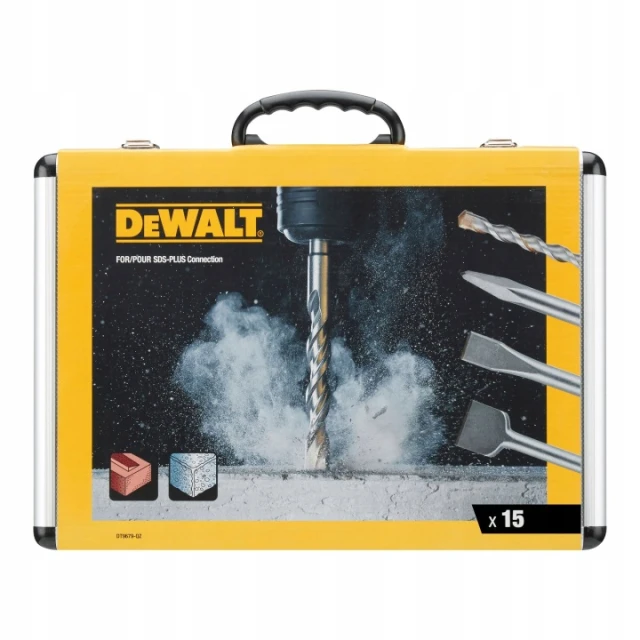 Набір Свердла і зубила SDS+ DeWALT 15 шт (DT9679)