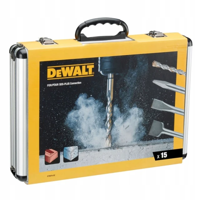 Набір Свердла і зубила SDS+ DeWALT 15 шт (DT9679)