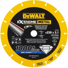 Диск для металу DeWALT 230x2,1 мм DIAMENTOWA EXTREME (DT40255-QZ)
