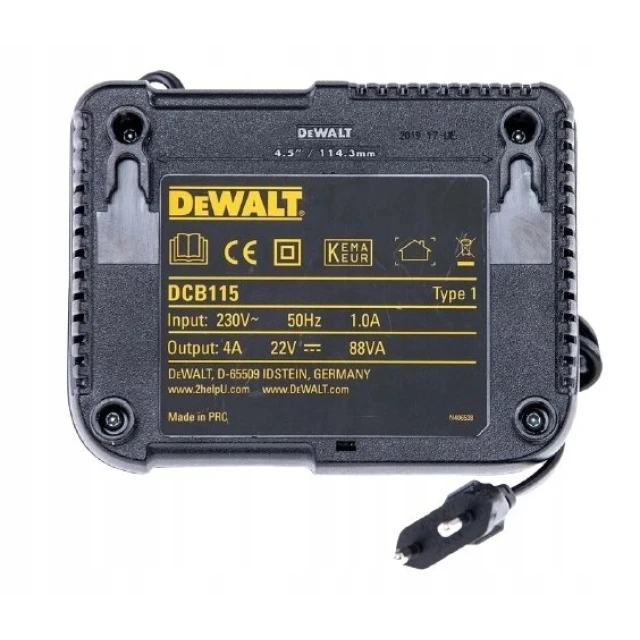 Зарядний пристрій DeWALT 10,8V-18V 4A (DCB115)