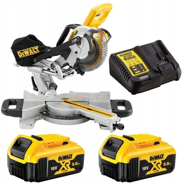 Пила цокольна DeWALT 184 мм 18V 2×5 Ач (DCS365P2)