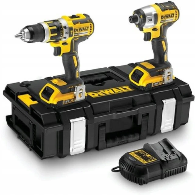 Шуруповерт DeWALT DCD796 + Гайковерт DCF887 3x5Ah DS150 (DCK266P3)