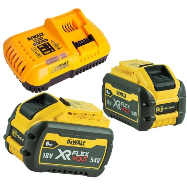 Зарядний пристрій DeWALT DCB118 + 2 акумулятори DCB546 6Ah FlexVolt (DCB118T2)