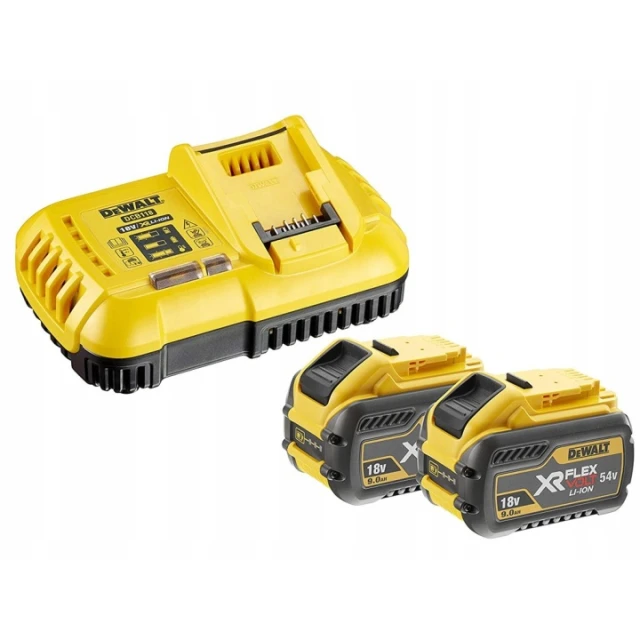 Зарядний пристрій DeWALT DCB118 + 2 акумулятори DCB547 9Ah FlexVolt (DCB118X2)