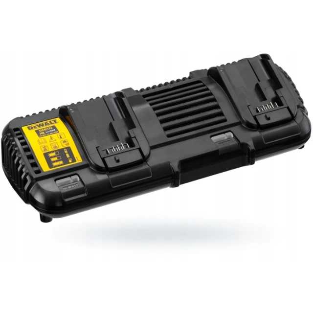 Зарядний пристрій подвійний DeWALT 18-54V FLEXVOLT + 2 акумулятори 9 Ah (DCB132X2)