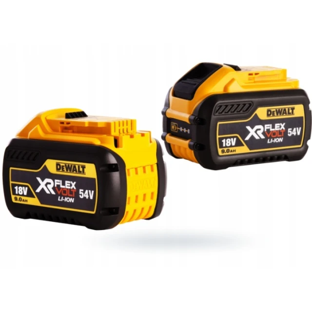 Зарядний пристрій подвійний DeWALT 18-54V FLEXVOLT + 2 акумулятори 9 Ah (DCB132X2)