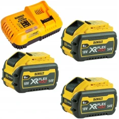 Зарядний пристрій DeWALT DCB118 + 3 акумулятори DCB546 6Ah FlexVolt (5035048682937)