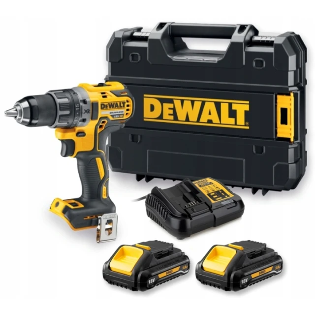 Шуруповерт DeWALT 18В 70Нм 2x3Ач безщіткований TSTAK (DCD791L2T)
