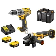 Набір: Шуруповерт DeWALT DCD796 + Кутова шліфмашина DCG405 18V 2x5Ah (DCK2080P2T)