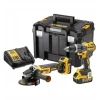 Набір: Шуруповерт DeWALT DCD796 + Кутова шліфмашина DCG405 18V 2x5Ah (DCK2080P2T)