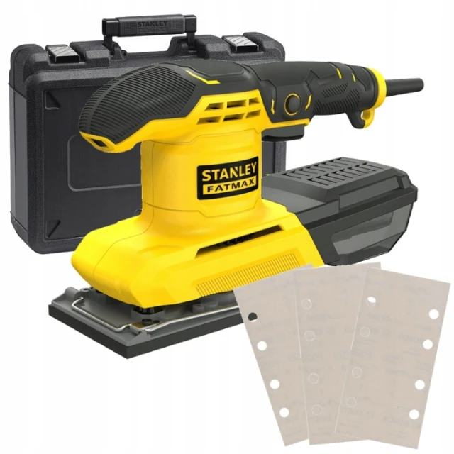 Шліфмашина осцилювальна Stanley FMEW214K 280W липучка (5035048705810)