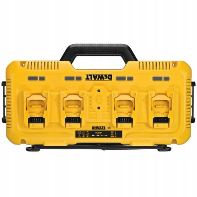 Зарядний пристрій DeWALT 4-портовий 10,8-54V Tough System (DCB104)