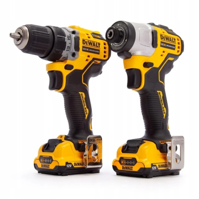Набір Викрутка DeWALT DCD701 + Гайковерт ударний DCF801 12V 2x3Ah (5035048713259)
