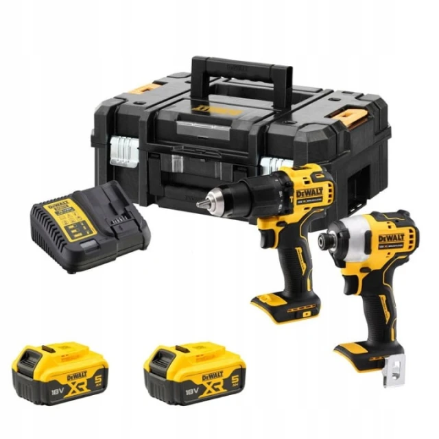 Набір: Шуруповерт DeWALT DCD709 + Гайковерт DCF809 18V 2x2Ah (DCK2062D2T)