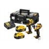 Шуруповерт DeWALT DCD709 + Гайковерт DCF809 18V 2x4Ah
