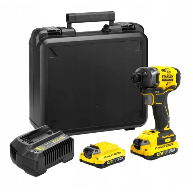Гайковерт ударний FATMAX Stanley V20 18V 2x2Ah 190Nm (SFMCF820D2K)