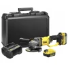 Кутова шліфмашина FatMax Stanley V20 125 мм 18V 2x4Ah у валізі (SFMCG400M2K)