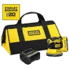 Шліфмашина ексцентрикова FATMAX Stanley V20 125 мм 18V 2 Ач (SFMCW220D1S)