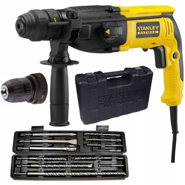 Перфоратор FatMax Stanley 800W SDS+ 2,4J кейс (SFMEH210K)