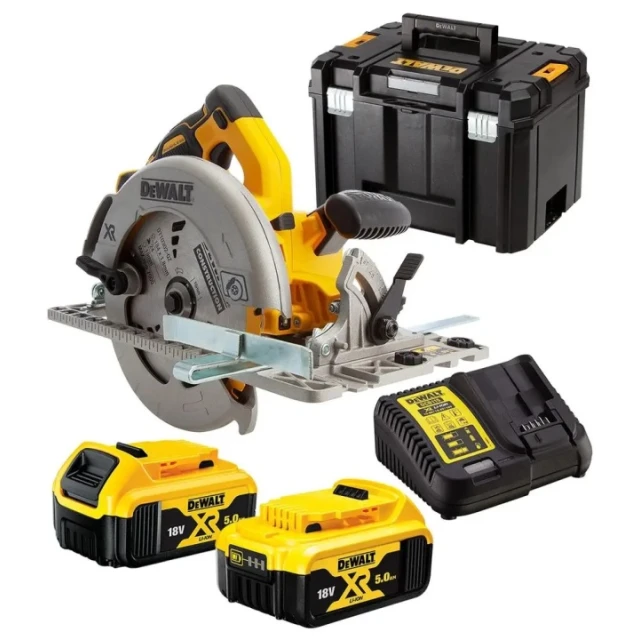 Пила дисковая DeWALT 18V 184 мм 2x5 Ah TSTAK (DCS572P2)