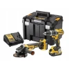 Шуруповерт DeWALT DCD791 + Угловая шлифмашина DCG405 18V 2x5Ah