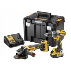 Шуруповерт DeWALT DCD791 + Угловая шлифмашина DCG405 18V 2x5Ah