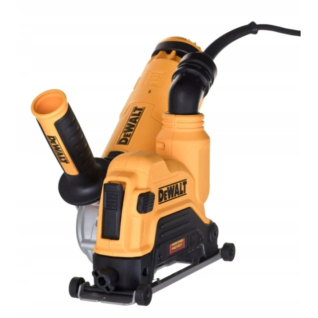 Кутова шліфмашина DeWALT 125 мм 1400 W+ з захистом для різання бетону (DWE46107)