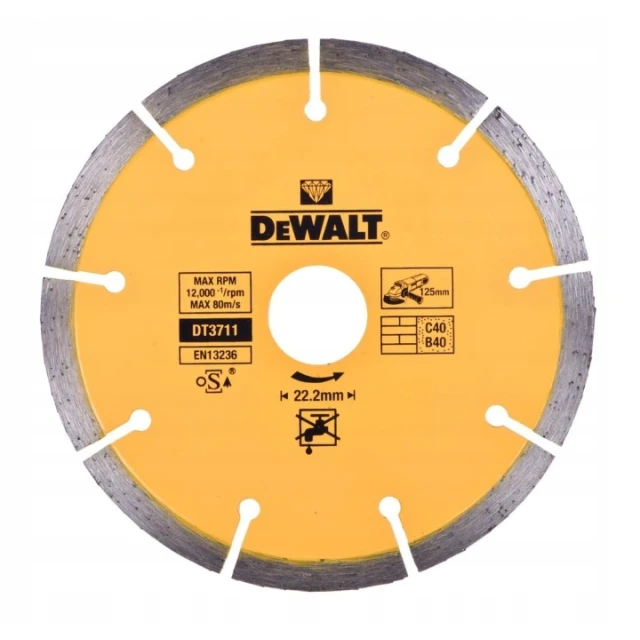 Кутова шліфмашина DeWALT 125 мм 1400 W+ з захистом для різання бетону (DWE46107)