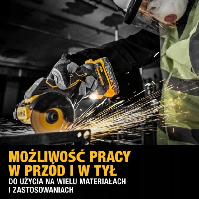 Шліфмашина кутова DeWALT DCS438E2T-QW 18 В 76 мм 2х1,7 Ач BL (5035048739525)