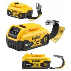 Акумулятор DeWALT 18V XR 5,0Ah Li-Ion зі шнуром безпеки (DCB184LR)