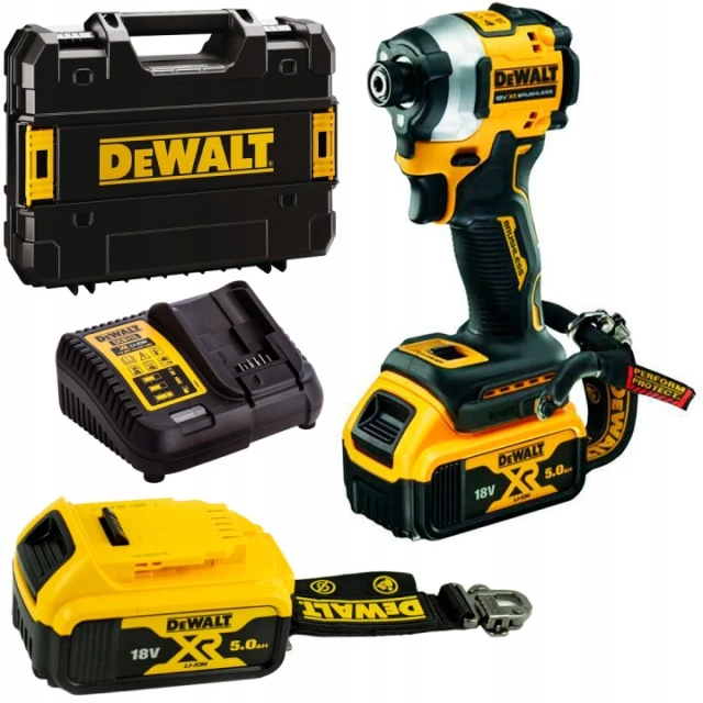 Гайковерт ударний DeWALT 18В 2х5Ah 206Nm LR (DCF850P2LRT)