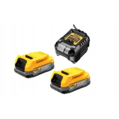 Зарядний пристрій + DeWALT 2 акумулятори 18V 1,7Ah (5035048788349)