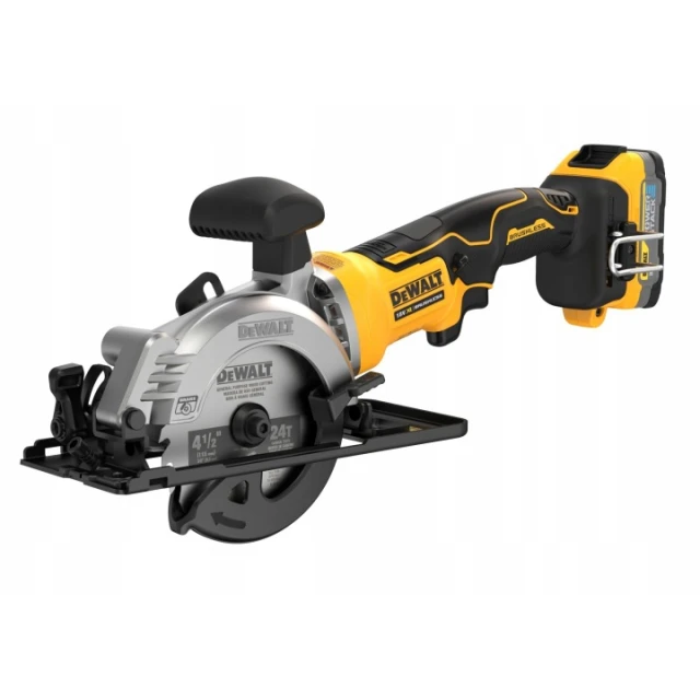 Пила дисковая DeWALT 18V 115 мм 1x1,7 Ah BL (DCS571E1T)