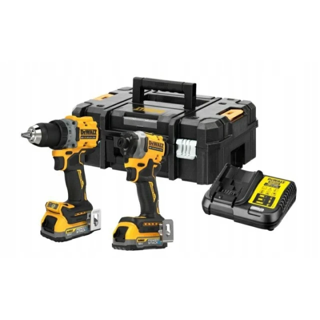 Шуруповерт DeWALT DCD800 + Гайковерт DCF850 2x1,7Ah PS (5035048794210)