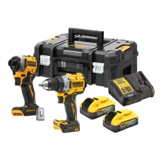 Шуруповерт DeWALT DCD800 + Гайковерт DCF850 2x5Ah PS (5035048796566)