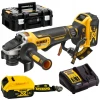 Кутова шліфмашина DeWALT 125 мм 18V 2x5Ah TSTAK (5035048797433)