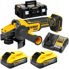 Шліфмашина кутова DeWALT 125 мм 54 В безщіткова 2x5 Ah TSTAK (5035048806647)
