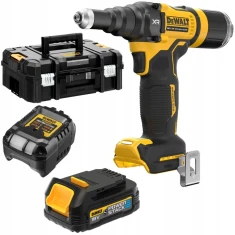 Клепальник DeWALT 18 В 10 кН 1x1,7 Ач GFN PS TSTAK (DCF403E1GT)