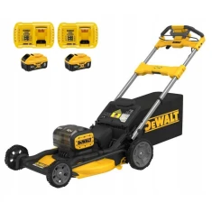 Газонокосарка акумуляторна DeWALT 2×18 В 2×8 Ач з приводом безщіткова (DCMWSP156W2)
