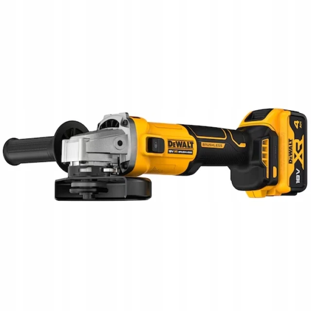 Кутова шліфмашина DeWALT 125 мм 18V 2x4Ah TSTAK Brushless (DCG407M2T-QW)