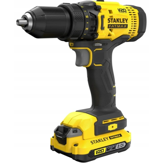 Шуруповёрт FATMAX Stanley V20 18V 50Nm 2x2Ah с аксессуарами (SFMCD700D2A-QW)