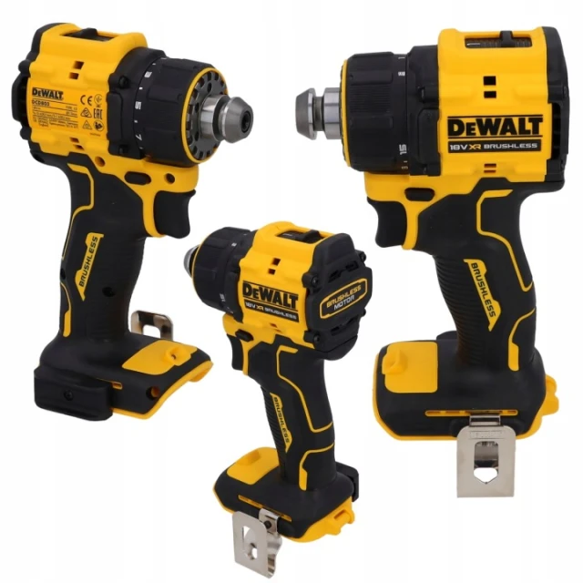 Шуруповерт DeWALT 18В 73Nm безщіткові BODY з кейсом змінні головки (DCD803NT-XJ)
