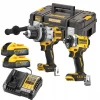 Набір Вертикальна дриль DeWALT DCD1007 + Гайковерт ударний DCF860 2x5Ah (DCK2200H2T-QW)