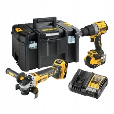 Шуруповёрт DeWALT DCD805 + Угловая шлифмашина DCG405 2x5Ah (DCK2026P2T-QW)