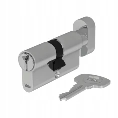 Циліндр замка з ручкою Assa Abloy 30/30 сатина Yale Y500 (10-0553-3030-CK-2211)