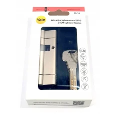 Циліндр замка Assa Abloy 30/55 нікель ATEST KL.6D Yale (10-2100-3055-D5-1201)